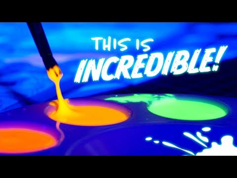 Video: Glowing phosphor paint