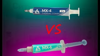 MX-4 vs MX-6 !!! Небольшое сравнение термопаст !!!