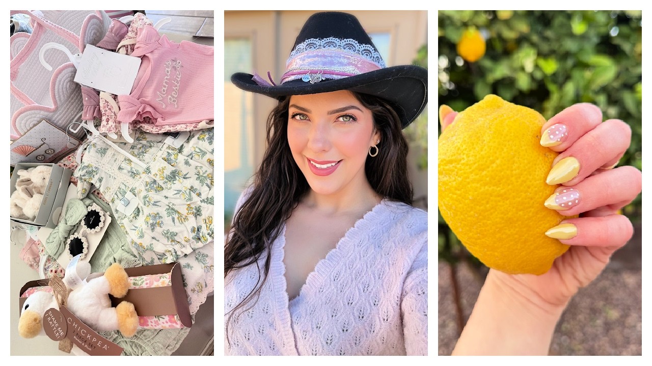 Week in my Life | Hat Bar Party, Baby Shower Gifts & Fresh Spring Set