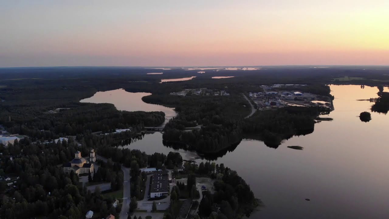 Beautiful sunset in Kuhmo 22. July 2019