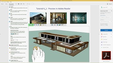 3D PDF Maker Tutorial 4.  Show preview with Adobe Reader
