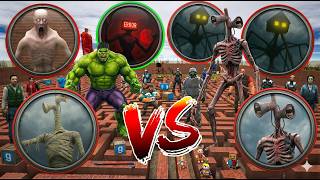 TUNG TUNG SAHUR vs SCP-096 vs POU BOU | Garry’s Mod Epic Battle
