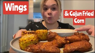 HOMEMADE WINGSTOP MUKBANG | LESS CALORIES