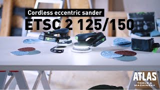 New Festool Cordless Random Orbit Sander Etsc 2 125 150