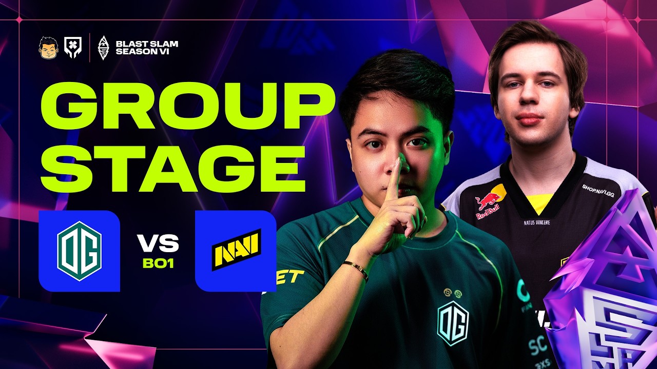 Full Game: OG vs Navi - Game 1 (BO1) | Blast Slam VI 2026 Group Stage