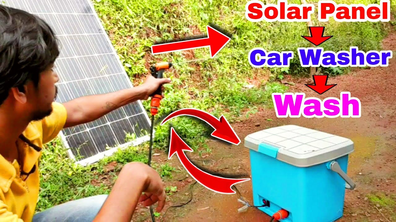 Loom Solar panels mono perc PV Module 180 watt / with 12Volt car washer machine