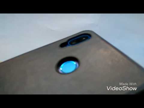 Синий tpu чехол бампер с задней стенкой из кожи PU для Huawei P smart plus (p smart +)