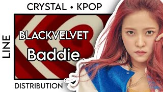 [REQUEST] HOW WOULD BLACKVELVET SING BADDIE (IVE) • LINE DISTRIBUTION