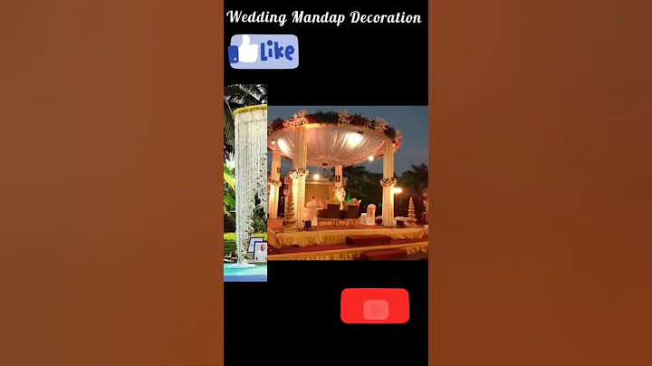 Beautiful Wedding Mandap Decoration #mandap #beautiful #shorts #viralshorts #indusworld