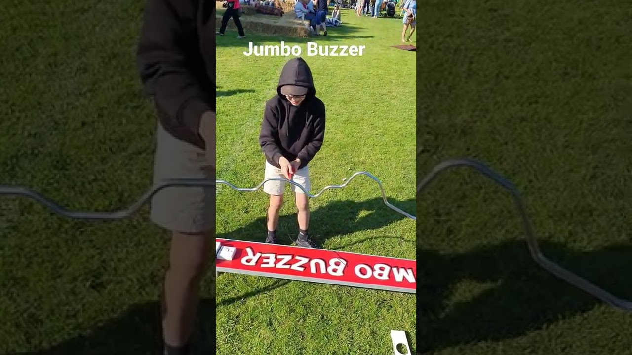 Jubilee Fun Day with our Giant Jumbo Buzzer,  and the countdown begins, will be nerves or control