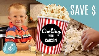 Easy & Cheap Snack Diy Microwave Popcorn Bags