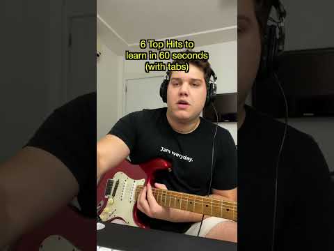 6 Iconic Guitar Riffs You Should Learn Today! *With Tabs*