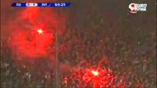 Galatasaray-Inter Ultraslan Avrupa Meşale Show