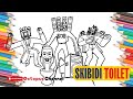 Skibidi Toilet Characters | Octopus Channel coloring