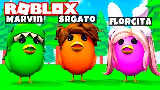 ¡SOMOS UNA FAMILIA DE PÁJAROS EN ROBLOX! 🐥 🤣| SRGATO X FLOR SE CONVIERTEN EN ANIMALES