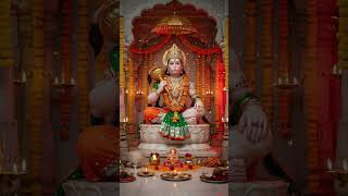 Do not ignore the son of the Wind God Pawan Dev when you see him 🙏🙏 #hanuman #bajrangbali #shorts