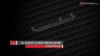 JcrOffroad JK Wrangler Classic Sliders Installation