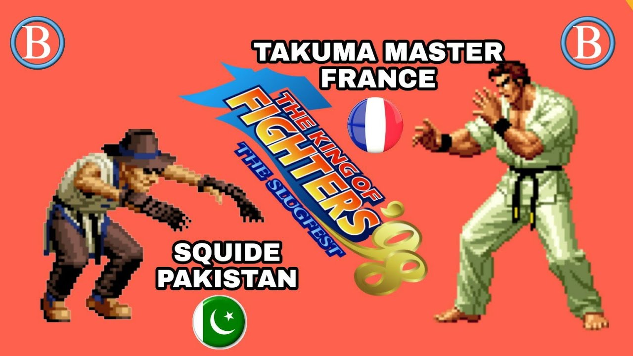 SQUIDE (PAKISTAN) ((VS)) TAKUMA MASTER (FRANCE) KOF98 ! FIGHTCADE ONLINE  VIDEO KOREA PERU 