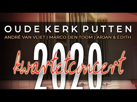 VLOG kwartetconcert 2020 Putten - André, Marco, Arjan & Edith
