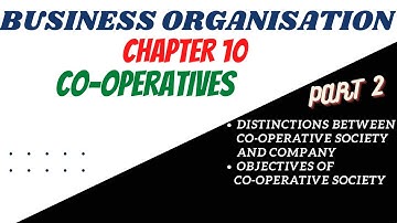 B.Com 1st year Business Organisation Chapter 10 Co-operatives part 2 #Tfh #Tuitionfromhome