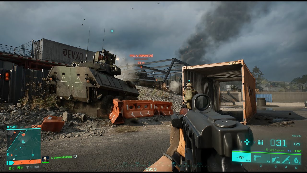 Battlefield 2042 - Noshahr Canals - Rush - WW2 Germany vs BF3 USA - Bots Only