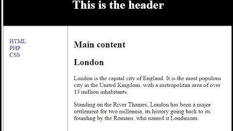 How to create webpage layout using table (html tutorial)-Easy tutorial w