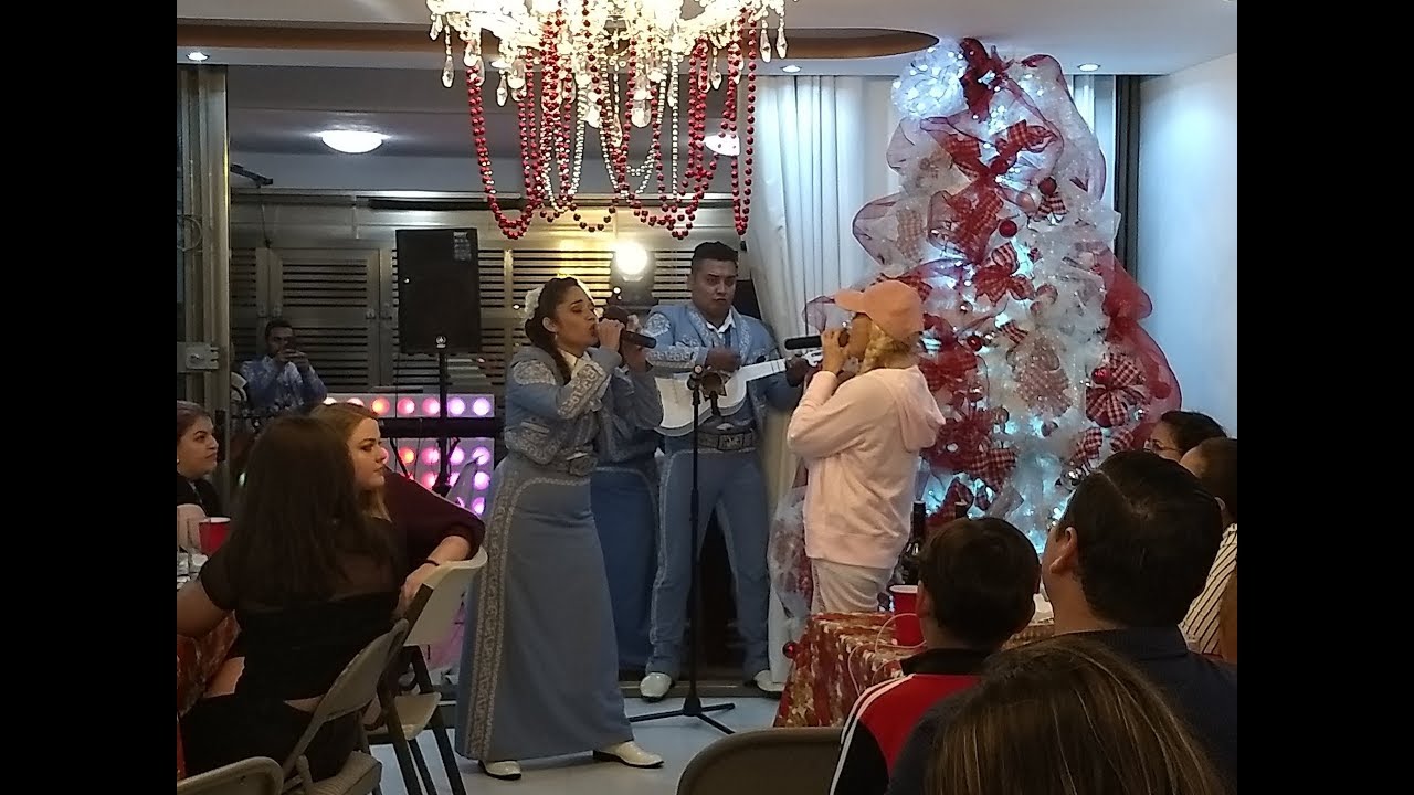 Yuri de visita en el Puerto de Veracruz, Luna y Mariachi Los Caporales 25 de Diciembre, 2017