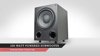 monoprice powered subwoofer