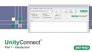 Bio-Rad UnityConnect Training - Part 1 - Introduction