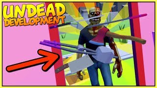THE ULTIMATE BASEBUILDING STRATEGY! The Zombie Trap - Undead Development Gameplay - VR HTC Vive screenshot 5