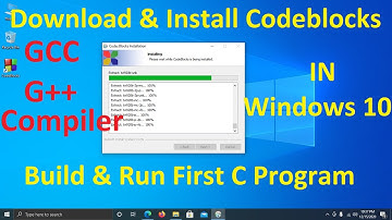 How to download and install codeblocks ide in windows 10 [2020-2021] | build and run first c program