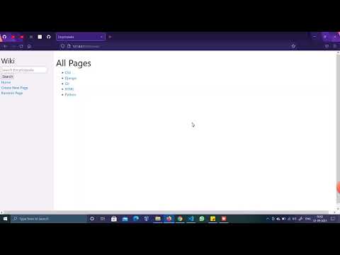 CS50-project 1-Wiki