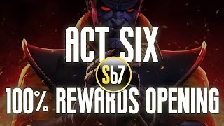 Act Six 100% Rewards Opening | Marvel Contest of Champions