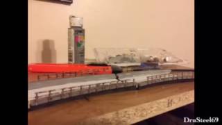 Model RR N Scale Update #11 - Scratch built Bridge Piers