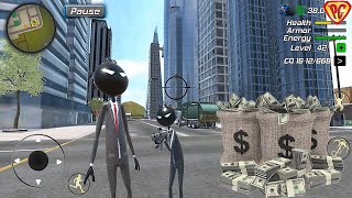 Amazing Crime Strange Stickman Rope Vice Vegas #79 New Job screenshot 1