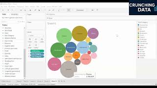 9.6 Packed Bubble Chart in Tableau