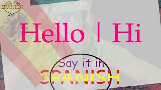 Download lagu How to Greet in Spanish | Spanish for Everyone
