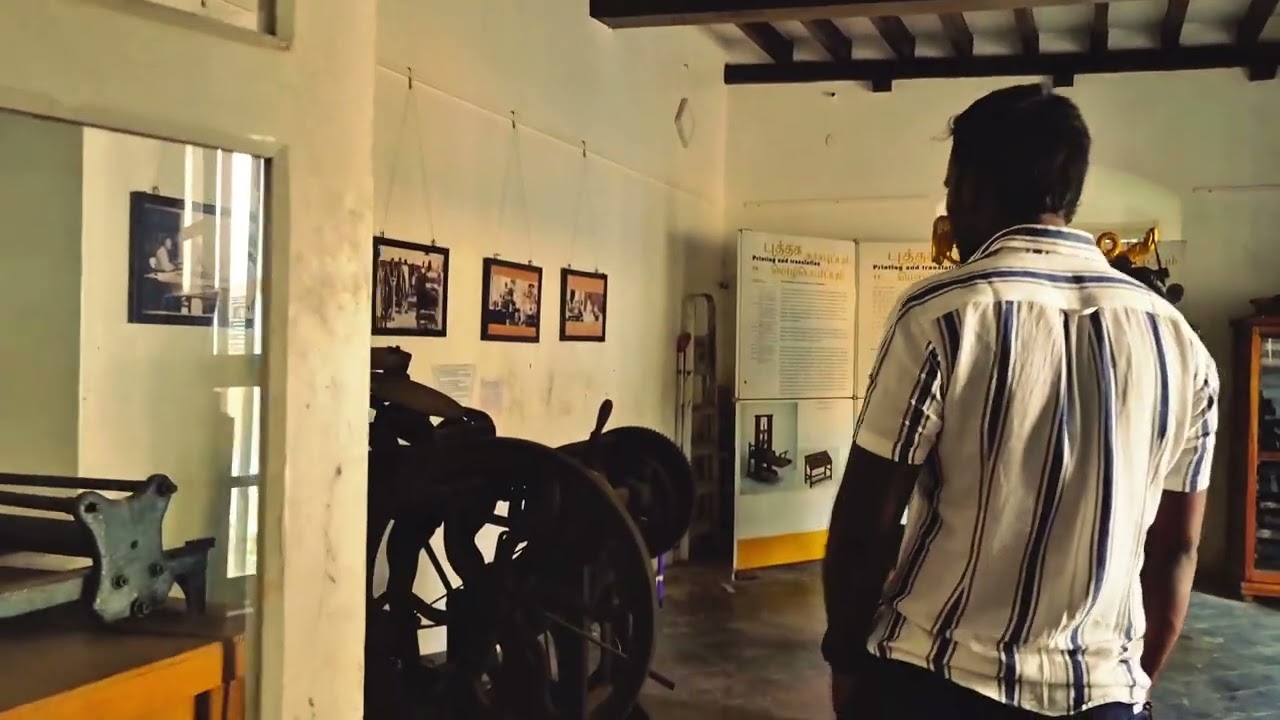 BIBLE tamil translate center Tharangambadi ZIEGENBAL museum History 