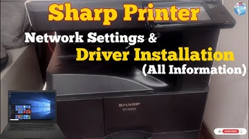 How to download and install driver in Sharp Printer on Windows/Mac (𝗕𝗣-𝟯𝟬𝗠𝟯𝟱/𝗕𝗣-𝟯𝟬𝗠𝟯𝟭/𝗕𝗣-𝟯𝟬𝗠𝟮𝟴)