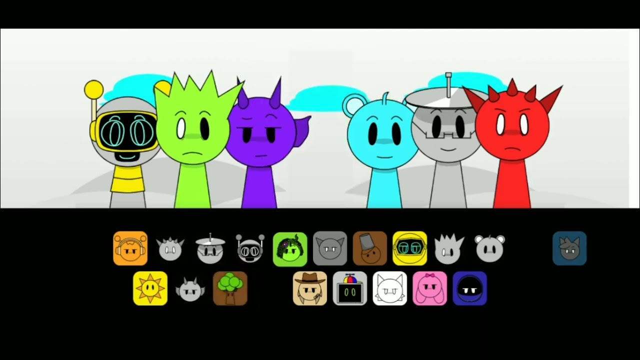 Incredibox Sprunki Super Tunes 🎶 Плавный современный стиль и мелодичное звучание. Геймплей.