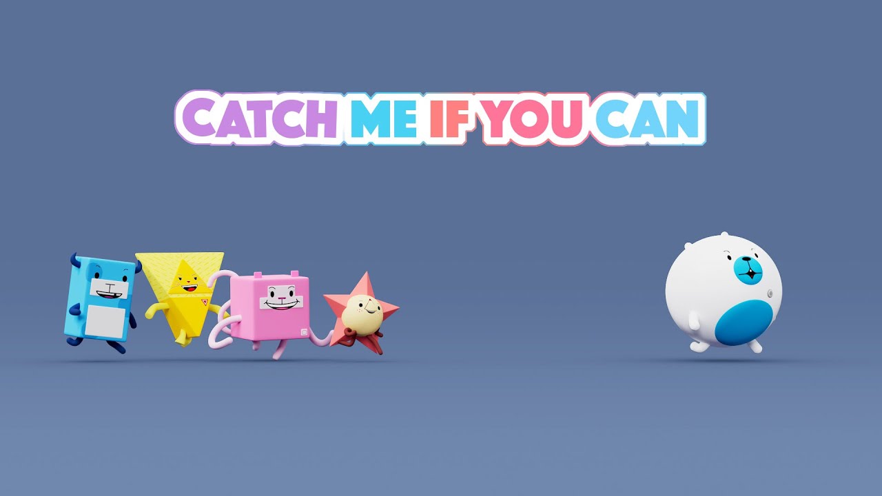 Catch Me If You Can! | Learn Shapes with Games  | Kids Learning Song