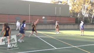 Scotch's Yr 10A netballers show off their offensive skills