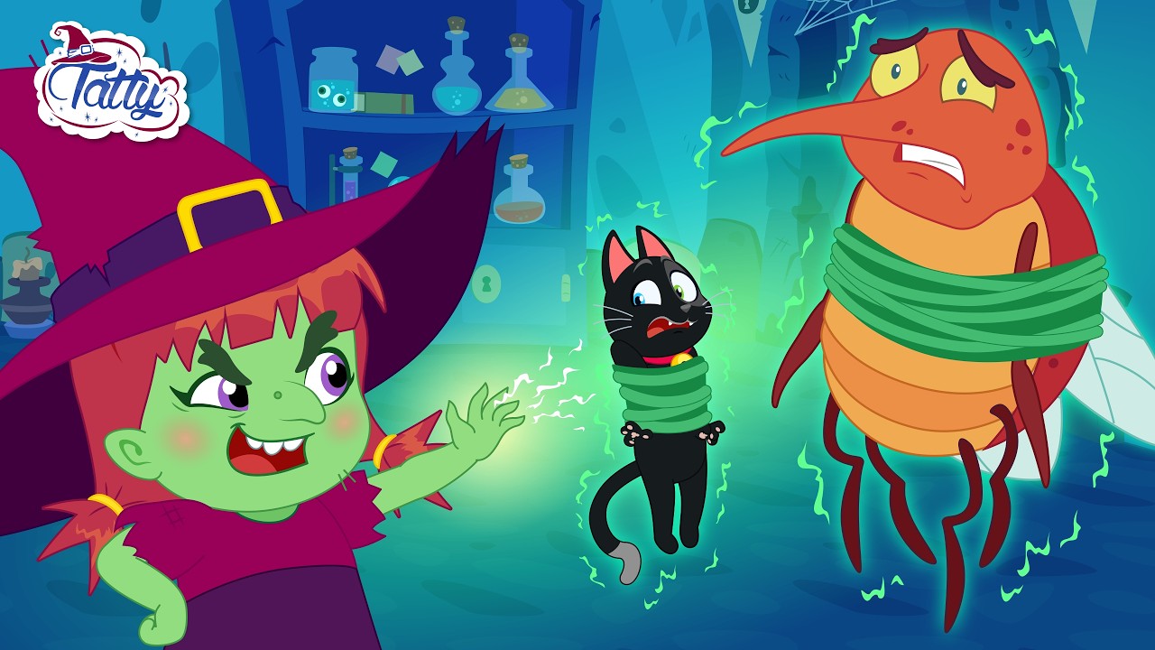 O gatinho Misifu caiu numa armadilha🙀 Tatty contra a Bruxa Má! Nova série - desenho animado