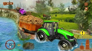 Real Tractor Trolley Farming Simulator Game Android Game Play INDIANS GAMES screenshot 3