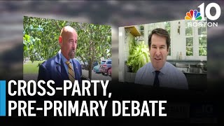 Seth Moulton and John Deaton hold cross-party, pre-primary debate