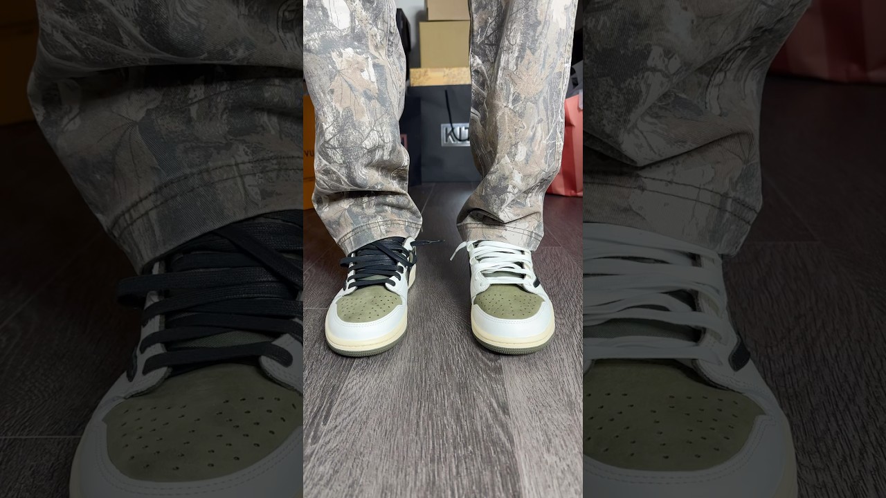 Air Jordan 1 Low Travis Scott Medium Olive