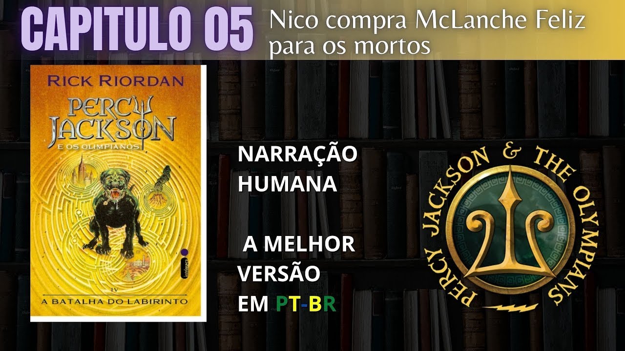 Percy Jackson 🔱 A Batalha do Labirinto  - CAPITULO 05 (Audiolivro em PT-BR)
