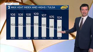 Triple digit highs to stick around