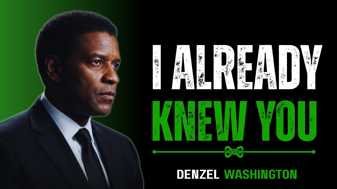 I Already Knew You Were Destined for Greatness – Denzel Washington Motivation