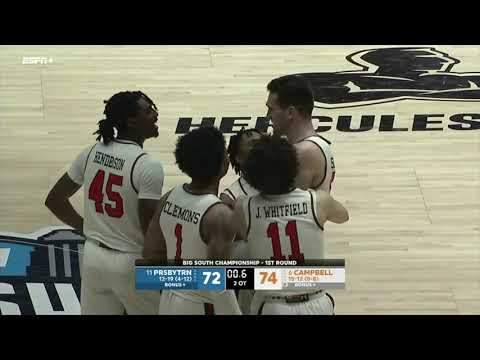 Milos Stajcic Game Winner in 2OT for Campbell vs Presbyterian | Full Ending 03-02-22